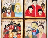 I Always wanted to be a Tenenbaum- set of 4 coasters
