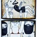 Stage Dive-mixed media prints on wood panels
