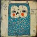 Herman -mixed media print on wood