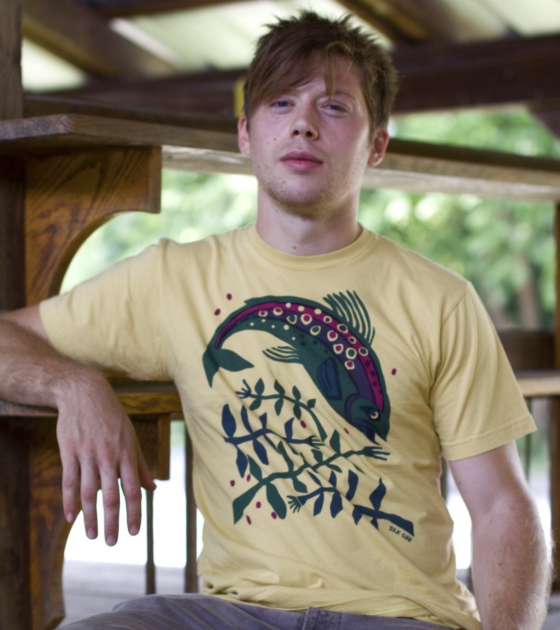 Flying Fish Organic Trout Short Sleeve Tee