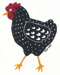Dotty Chicken Long Sleeve Baby Tee