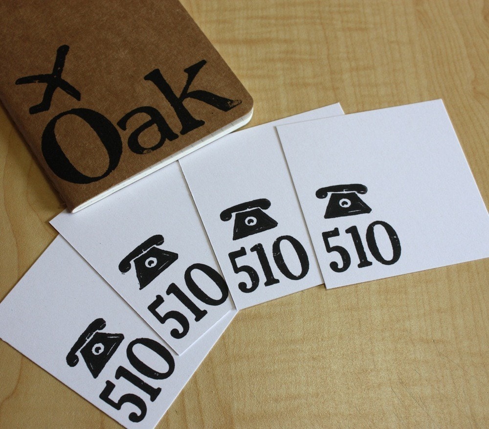 Oakland, CA - Jet Set Journal and 4 Area Code Notes