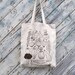 Handprinted Tote -Veggies