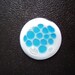 Blue Flu Virus Paperweight