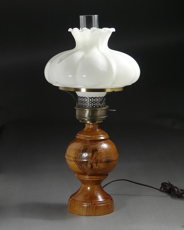 Table Lamp, Wormy Butternut (LP04)