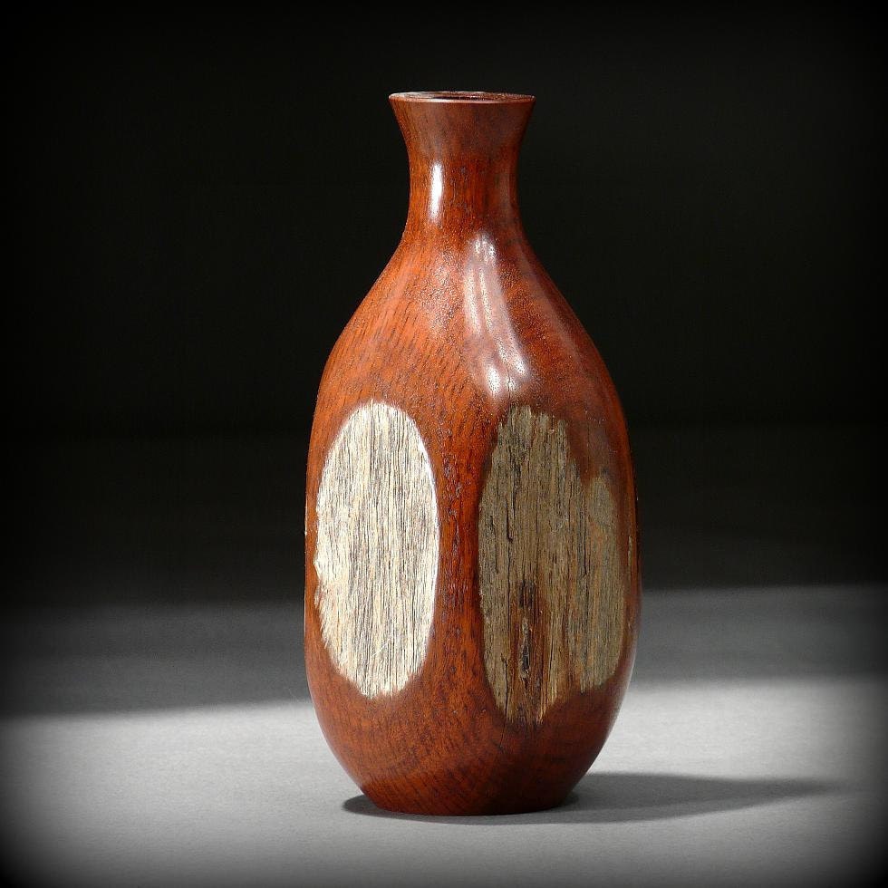 Rare Jarrah Wood Fencepost Weed Pot (FP26)