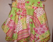 Toddler GIrl size 2T twirly dress - fun and pretty all in one