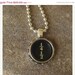 SALE TODAY Vintage Typewriter Key Necklace, Fractions