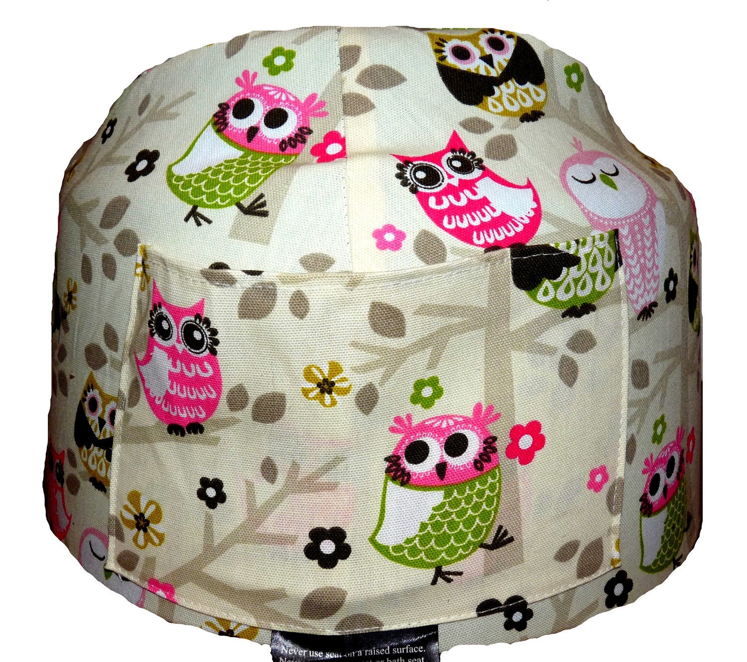 Home of the Original Bumbo Seat COVER in Whoooo Looks Cute