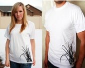 LIMITED- Grass Men or Women T-Shirt in White and Black