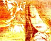 Come Lord Jesus - Inspirational - Mirror My Word Art - Digital art PRINT - 8 x 8 inch image