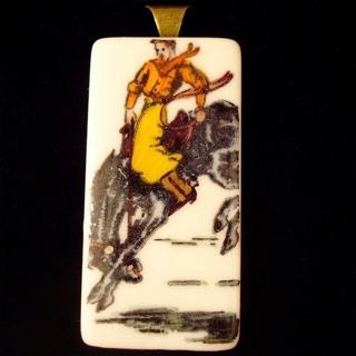 Rodeo Bronco Pendant