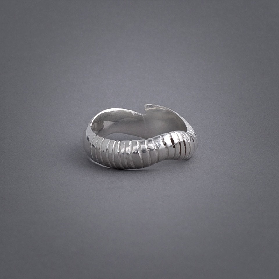 Worm Ring- Sterling silver