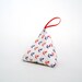 SALE Trio of Lavender Pyramids Nautical