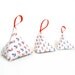 SALE Trio of Lavender Pyramids Nautical