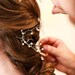 Bridal Hair Vine, Pearl, Leaf & Crystal on Silver - Customizable