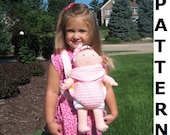Crochet Pattern for Baby Doll Carrier and Portable Bassinet - finished items made from pattern may be sold