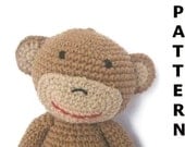 Monkey Crochet Pattern - finished items made from pattern may be sold