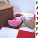 Picnic Basket Play Food Crochet Pattern - finished items made from pattern may be sold