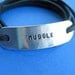 Harry Potter inspired Jewelry - I solemnly swear that I am up to no good - Personalized Wrap bracelet, Stamped Aluminum