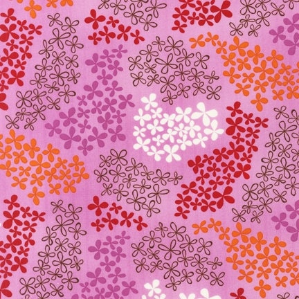 ORGANIC Pick a Bunch fabric by Nancy Mims for Robert Kaufman, 1/2 Yard Bundle- 8 total