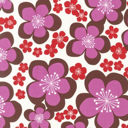 ORGANIC Pick a Bunch fabric by Nancy Mims for Robert Kaufman, 1/2 Yard Bundle- 8 total