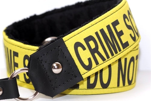 DSLR Camera straps- Crime Scene Camera Strap with quick release - Premier Editon