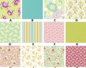 Custom Freshcut 2012 Turquoise Palette Baby Nursery Complete 4-Piece Crib Bedding Set made with Designer fabric