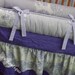 Custom for Baby Boy or Girl Toile Boutique Crib Bedding Complete 2-Piece Set YOUR CHOICE of Color