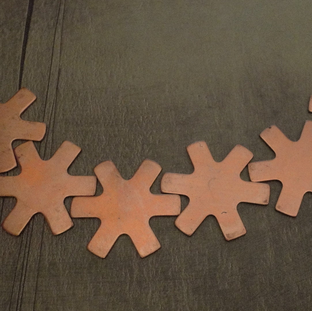 MEDICAL ALERT BLANKS - 20g copper - 1 inch (25mm) - perfect for making a medical alert bracelets