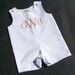 Personalized White Jon Jon Perfect for Weddings and Portraits