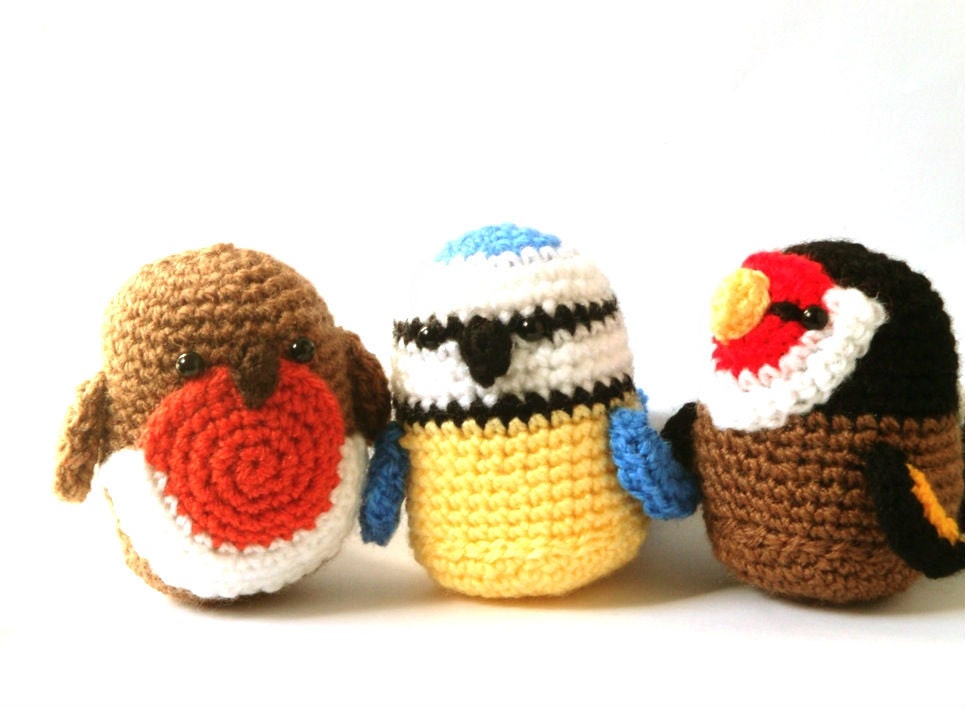 Crochet Amigurumi Patterns- Birds - PDF