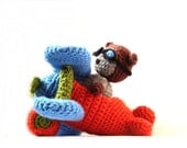 Crochet Pattern - Airplane & Cat - Amigurumi Pattern
