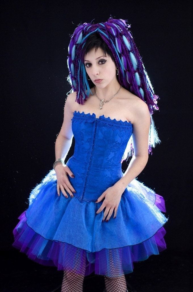 tutu adult skirt Blue Water Fairy--You Choose Size Halloween Ren Faire