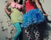 Through the looking glass Alice tutu skirt adult Turquoise dance 80s party -- You choose size -- Sisters of the Moon