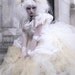 floor length tutu Bridal Glimmer skirt Streamer formal Ivory Gold adult wedding costume steampunk --You Choose Size -- Sisters of the Moon