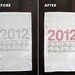 2012 Tea Towel Calendar DIY Embroidery Kit