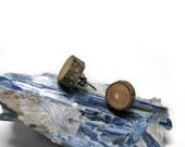 Rustic Magnolia Twig Wooden Stud Earrings by Tanja Sova