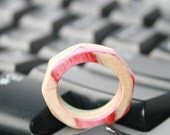 Recycled Skateboard Ring (you pick colour, size) R505