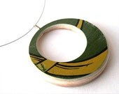 Recycled Skateboard Necklace 2in1 Reversible - Large