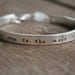 Love You To the Moon and Back Sterling Cuff bracelet - stamped - Moonstone Clasp