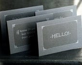 Silent Film inspired cards SET OF 5 multipack