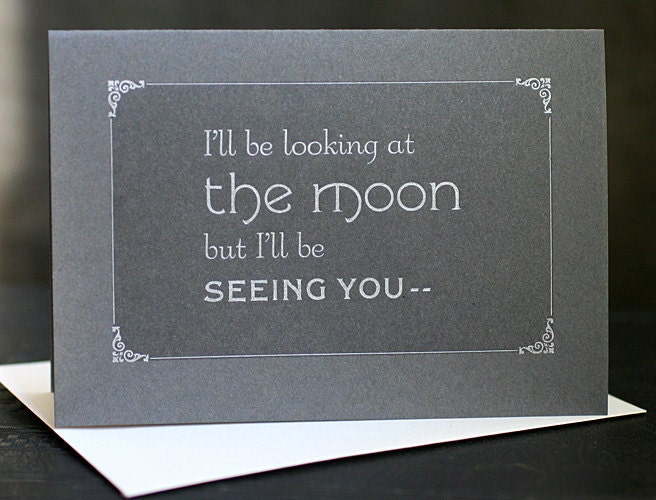 Silent Film inspired cards SET OF 5 multipack