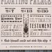 Titanic letterpress print
