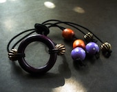 Grape Juice Natural Hair Ponytail Holder Hair Tie