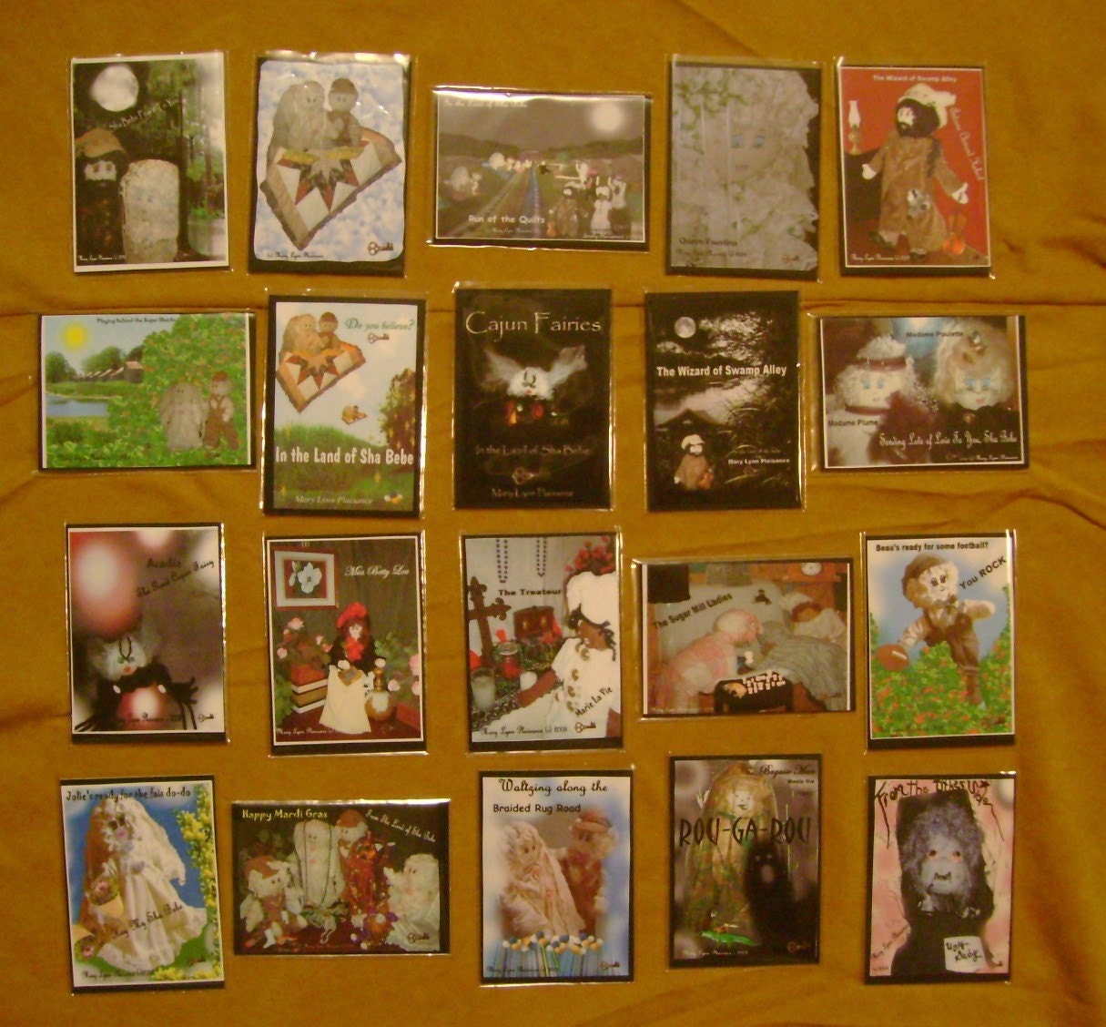 Set of 20 ACEO Cards from The Doll Land of Sha Bebe