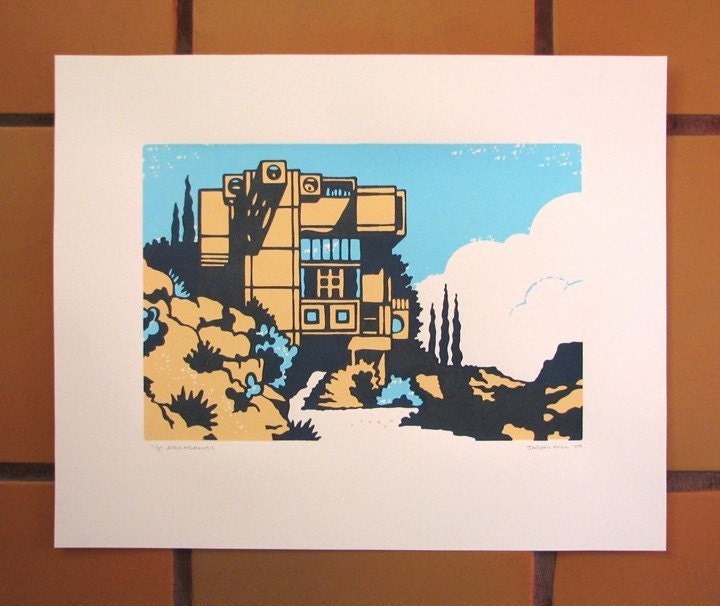 Icons of Phoenix - Arcosanti AP Screenprint