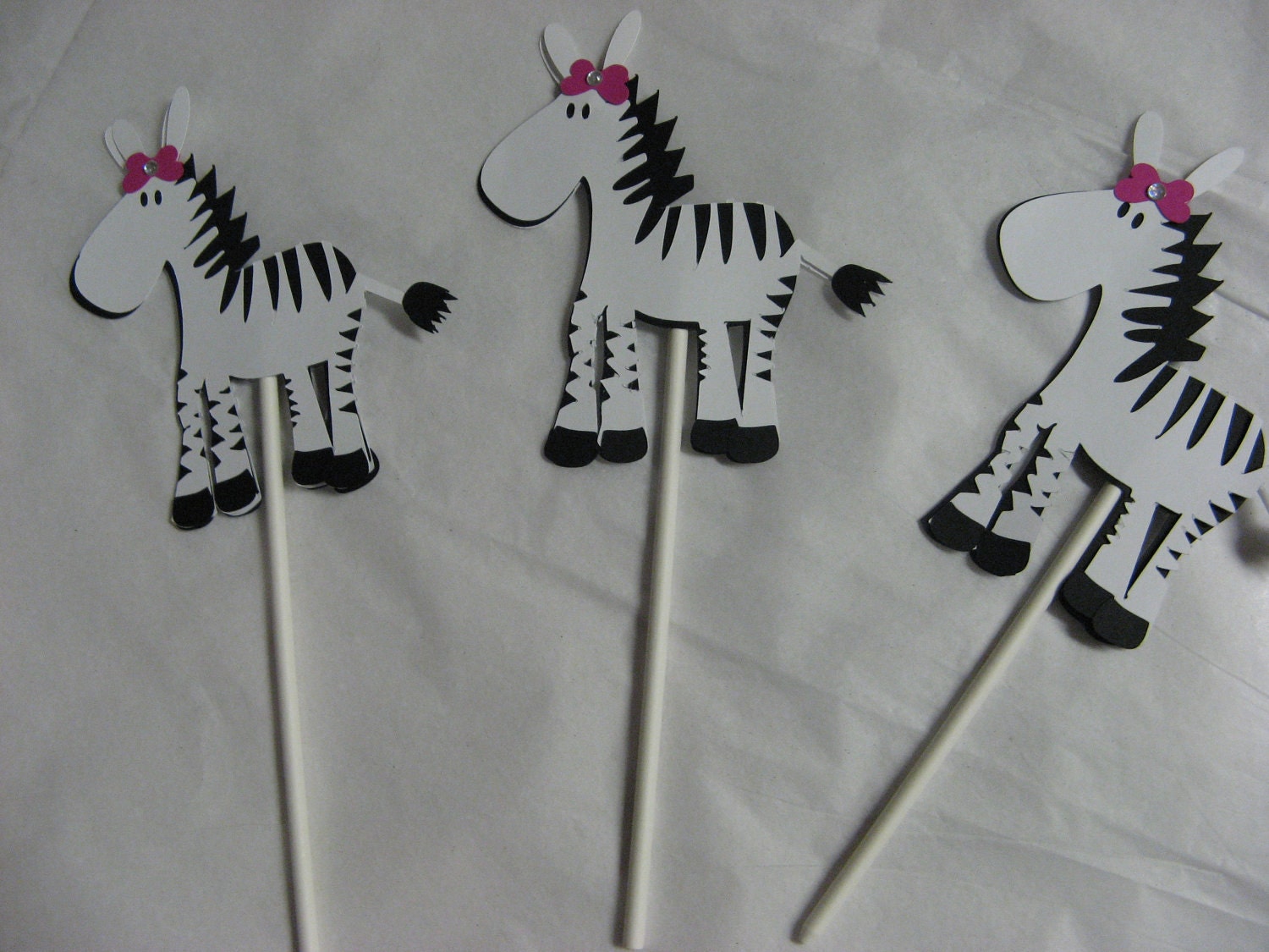DIY ONE  Zebra double-sided  Decoratring wand in this listing