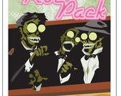 Rot Pack Zombie Greeting Card