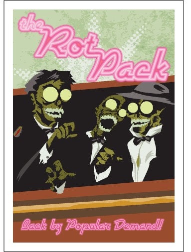 Rot Pack Zombie Greeting Card